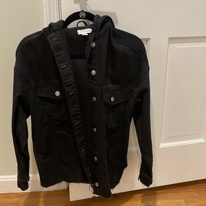 TopShop black denim jacket